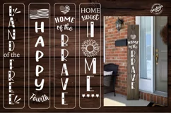 Patriotic porch sign svg, Patriotic svg, Home sweet home Product Image 2