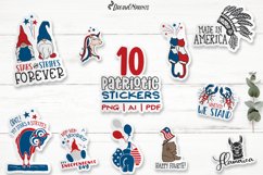 Patriotic Stickers Bundle | Independence Day Stickers Product Image 1