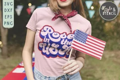 Rose in the USA SVG | 4th of July | America Product Image 3