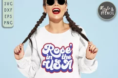 Rose in the USA SVG | 4th of July | America Product Image 1