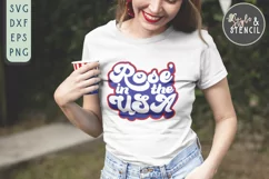Rose in the USA SVG | 4th of July | America Product Image 6