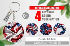 Keychain Patriotic Silk Satin Product Image 1