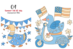 Patriotic Silly Goose Png Clipart Product Image 1