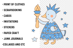 Patriotic Silly Goose Png Clipart Product Image 2