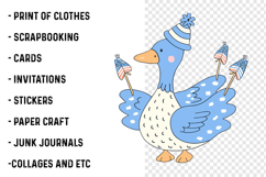 Patriotic Silly Goose Png Clipart Product Image 2