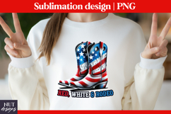 Patriotic Cowboy boots, 4th of July Patriotic quote Product Image 1