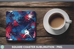 GorgeousPatriotic Square Coaster design.
