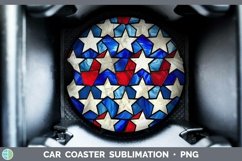 GorgeousPatriotic Car Coaster design.