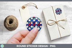 GorgeousPatriotic Stickers design.