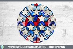 GorgeousPatriotic Wind Spinner design.
