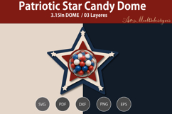Patriotic star candy dome SVG Product Image 3
