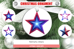 Ornament Patriotic Stars Product Image 1