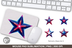 Mouse Pad Patriotic Stars Product Image 1