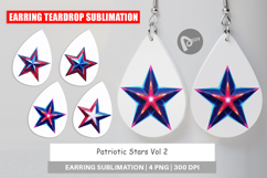 Earring Patriotic Stars Product Image 1