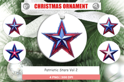 Ornament Patriotic Stars Product Image 1