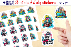 4th of July stickers, Statue of Liberty, graffiti, love sign Product Image 1