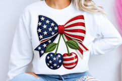 Patriotic Strawberry PNG Design Product Image 2