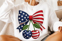 Patriotic Strawberry PNG Design Product Image 3