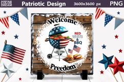 Patriotic Sublimation | Red White And BBQ Product Image 1