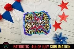July 4 'Merica Sublimation I America Patriotic Sublimation