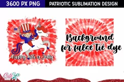 Happy 4 th of july Sublimation tie dye Patriotic quotes Product Image 2