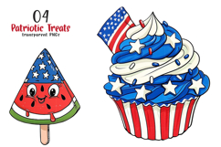 Patriotic Treats Png Clipart Product Image 1