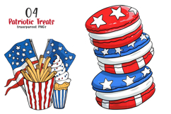 Patriotic Treats Png Clipart Product Image 1