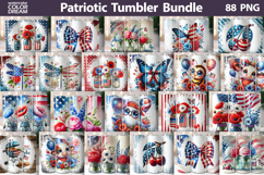 Patriotic Tumbler Tumbler Bundle | 4th Of July Tumbler Product Image 1