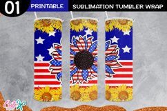 Patriotic sublimation Skinny tumbler vol 1 Product Image 5