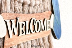 Patriotic Welcome Sign | Macrame Gnome Laser Cut Design Product Image 4