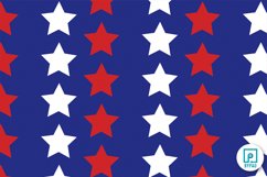 America Patriotic Digital Paper 2 Product Image 5