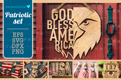 Patriotic set | 4th July decoration Product Image 1