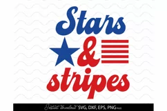 4th Of July SVG, America SVG Patriotic SVG Stars And Stripes Product Image 2