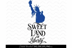 4th Of July SVG, Patriotic SVG, Sweet Land Of Liberty SVG Product Image 2
