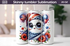 Patriotic Tumbler Sublimation | 4th Of July Tumbler Product Image 1