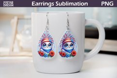Patriotic Teardrop Earrings | 4th Of July Teardrop Earrings Product Image 1
