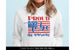 4th Of July SVG, America SVG, Proud To Be An American SVG Product Image 1