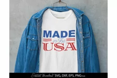 4th Of July SVG, America SVG, Patriotic SVG, Made In USA PNG Product Image 1