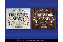 4th Of July SVG, America SVG, Patriotic SVG, Firework Stand Product Image 1