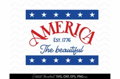 4th Of July SVG, America SVG, Patriotic SVG, Farmhouse Sign Product Image 2
