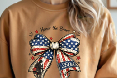 USA 250th Anniversary PNG, Patriotic coquette bow png Product Image 5
