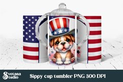 Patriotic sippy cup sublimation | Patriotic kids tumbler Product Image 1