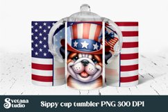 Patriotic sippy cup wrap | Patriotic kids tumbler bundle Product Image 6