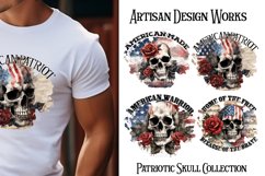 Patriotic Skull Sublimation Product Image 1