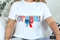 Coquette 4th Of July Grammy PNG | 4th Of July PNG Product Image 3