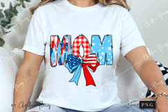 Coquette 4th Of July Mom PNG | 4th Of July PNG Product Image 3
