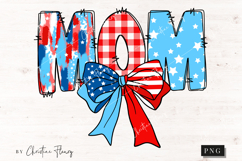 Coquette 4th Of July Mom PNG | 4th Of July PNG Product Image 1