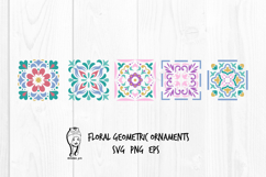 Floral Mandalas and Square Ornaments Product Image 1