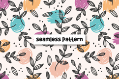 Leaves pattern. Floral pattern. Product Image 1