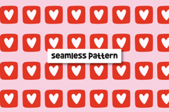 San Valentine pattern. Love background. Love pattern. Product Image 1